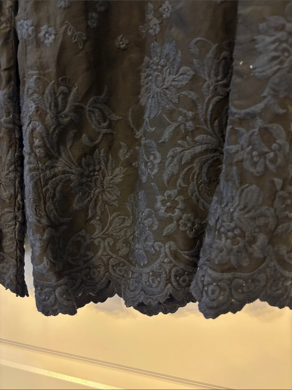 Johnny Was Black Embroidered Drawstring Pants - Picture 4 of 8